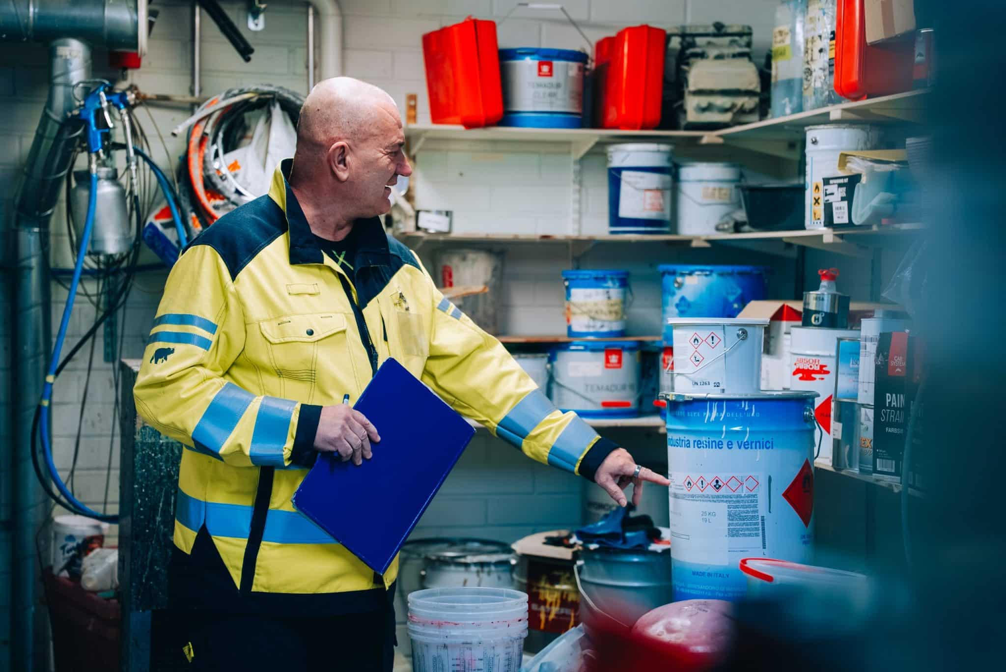 Pauli vaarallisten aineiden varasto
